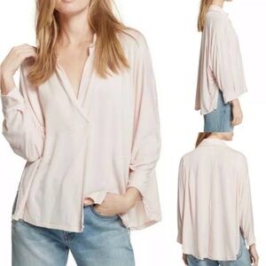 Free People We The Free “Can’t Fool Me” Top - Light Pink - Size Small